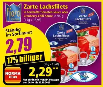 Norma Zarte Lachsfilets Angebot