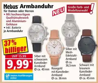 Norma Mebus Armbanduhr Angebot
