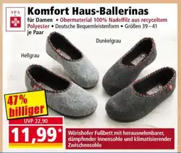 Norma Komfort Haus-Ballerinas Angebot