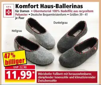 Norma Komfort Haus-Ballerinas Angebot