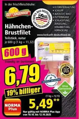 Norma Hähnchen Brustfilet Angebot