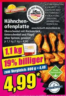 Norma Hähnchenofenplatte Angebot