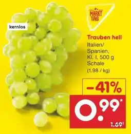 Netto Marken-Discount Trauben hell Angebot
