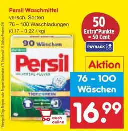Netto Marken-Discount PERSIL Waschmittel Angebot
