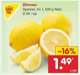 Netto Marken-Discount Zitronen Angebot