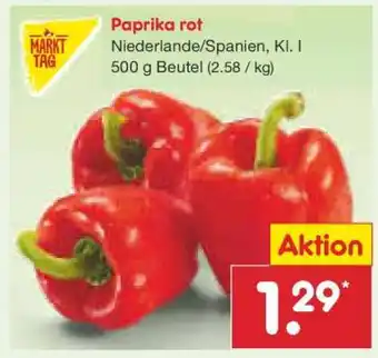 Netto Marken-Discount Paprika rot Angebot