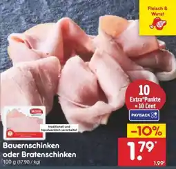 Netto Marken-Discount Bauernschinken oder Bratenschinken Angebot