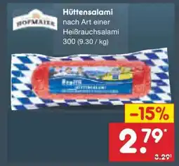 Netto Marken-Discount Hüttensalami Angebot