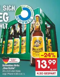 Netto Marken-Discount Schwaben Bräu Das Echte Angebot