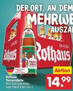 Netto Marken-Discount Rothaus Tannenzäpfle Angebot