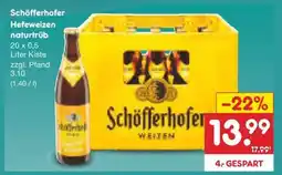 Netto Marken-Discount Schöfferhofer Hefeweizen Naturtrüb Angebot