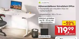 Netto Marken-Discount Höhenverstellbarer Schreibtisch Office Angebot