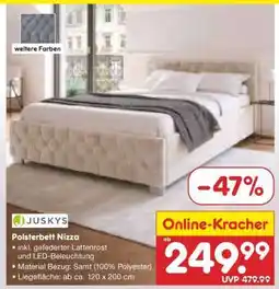 Netto Marken-Discount Polsterbett Nizza Angebot