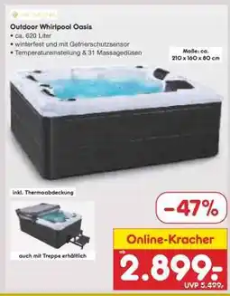 Netto Marken-Discount Outdoor-Whirlpool Oasis Angebot