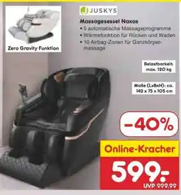 Netto Marken-Discount Massagesessel Naxos Angebot