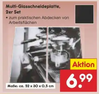 Netto Marken-Discount Multi-Glasschneideplatte 2er-Set Angebot