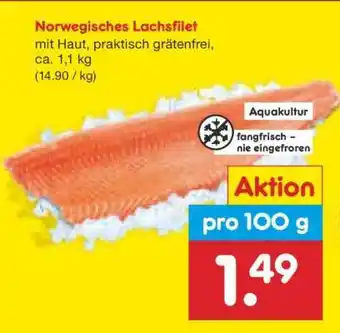 Netto Marken-Discount Norwegisches Lachsfilet Angebot