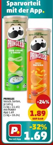 PENNY PRINGLES Versch. Sorten, je 165 g Angebot