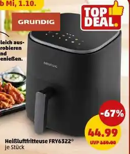 PENNY Heißluftfritteuse FRY6322 Angebot
