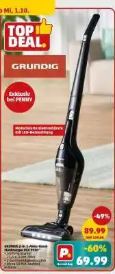PENNY GRUNDIG 2-in-1-Akku-Handstaubsauger VCH 9530 Angebot