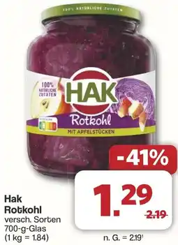 Famila Nord West Hak Rotkohl Angebot