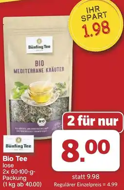 Famila Nord West Bünting Tee Bio Tee Angebot