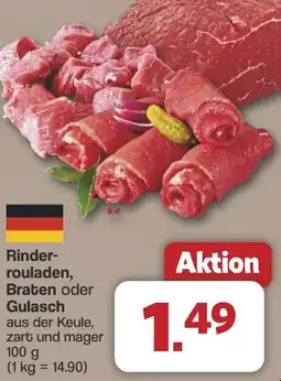 Famila Nord West Rinderrouladen, Braten oder Gulasch Angebot
