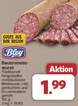 Famila Nord West Bley Bauernmettwurst Angebot