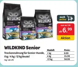Das Futterhaus WILDKIND Senior Trockennahrung Angebot