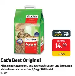 Das Futterhaus Cat's Best Original Angebot