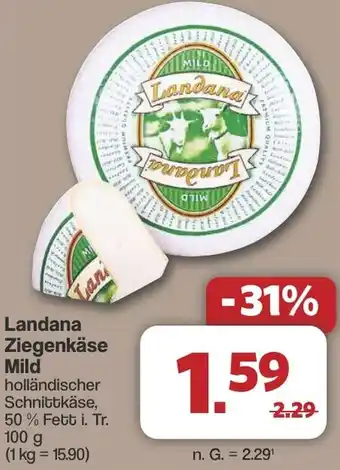Famila Nord West Landana Ziegenkäse Mild Angebot