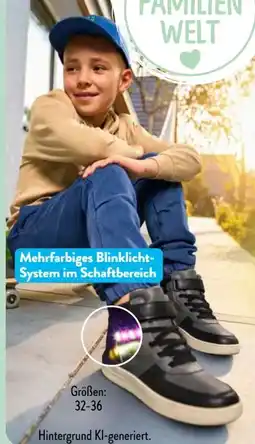 Aldi Süd Lily & Dan Kinder LED-Highcut-Sneaker Angebot