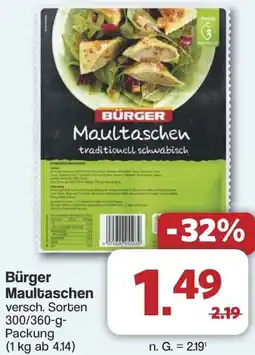 Famila Nord West Bürger Maultaschen Angebot