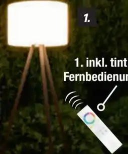 toom Baumarkt Tint Smarte Outdoor LED-Stehleuchte Khaya Angebot