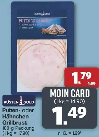 Famila Nord West KÜSTEN GOLD Puten- oder Hähnchen Grillbrust Angebot