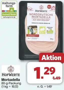 Famila Nord West HOFWERTE Mortadella Angebot
