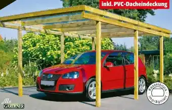 Hagebau Mr. Gardener Carport mit Flachdach Angebot