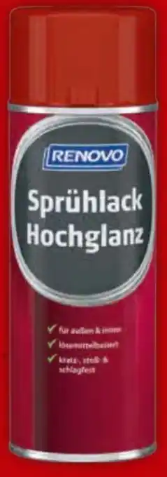 Hagebau Renovo Sprühlack Hochglanz Angebot