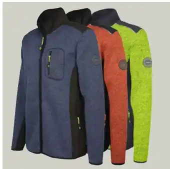 AWG Mode Worker Herren Strickfleece Blouson Angebot