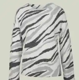 AWG Mode Sure Damen Jacquard Flausch-Sweatshirt Angebot
