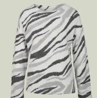 AWG Mode Sure Damen Jacquard Flausch-Sweatshirt Angebot