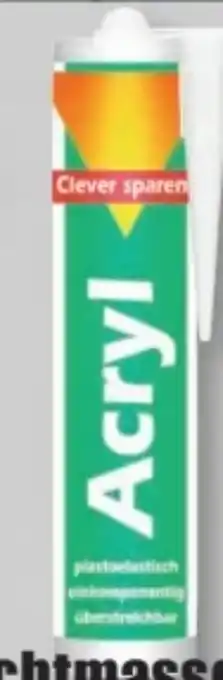 B1 Discount Baumarkt Clever Acryl-Dichtmasse Angebot