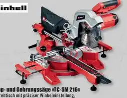 B1 Discount Baumarkt Einhell Zug-Kapp-Gehrungssäge TC-SM216 Angebot