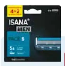 Rossmann Isana men Pace 5 Rasierklingen Angebot