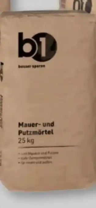 B1 Discount Baumarkt B1 Mauer-Putzmörtel Angebot