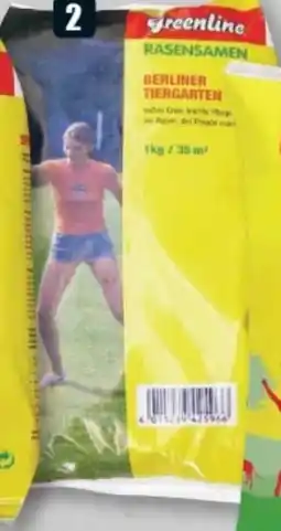 B1 Discount Baumarkt Greenline Rasensamen Berliner Tiergarten Angebot