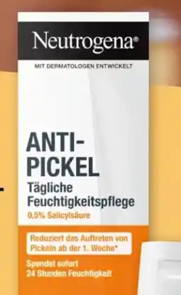 Rossmann Neutrogena Anti-Pickel Feuchtigkeitspflege Angebot