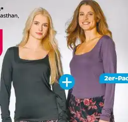 NETTO Damen Langarmshirts 2er-Pack Angebot