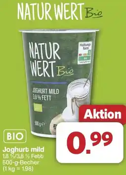 Famila Nord West NATUR WERT Bio Joghurt mild Angebot