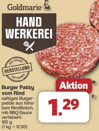 Famila Nord West Goldmarie Burger Patty vom Rind Angebot